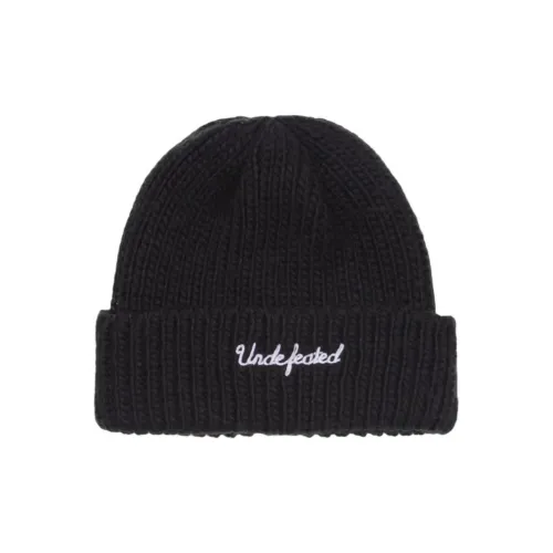 UNDEFEATED Акрил Трикотажная ткань Шапки-бини Унисекс Черный