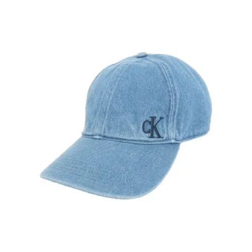 Calvin Klein Хлопковые Тканевые Кепки Унисекс Синие