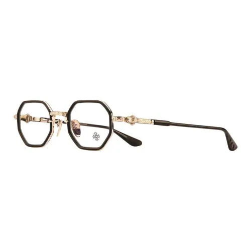 Chrome Hearts Пластиковая оправа Титан Нерегулярная форма Оправа для очков Унисекс Черный