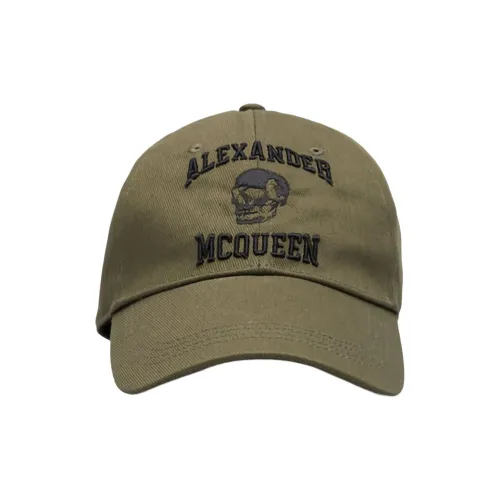 Alexander McQueen Ткань Кепки Мужской Оливково-зеленый
