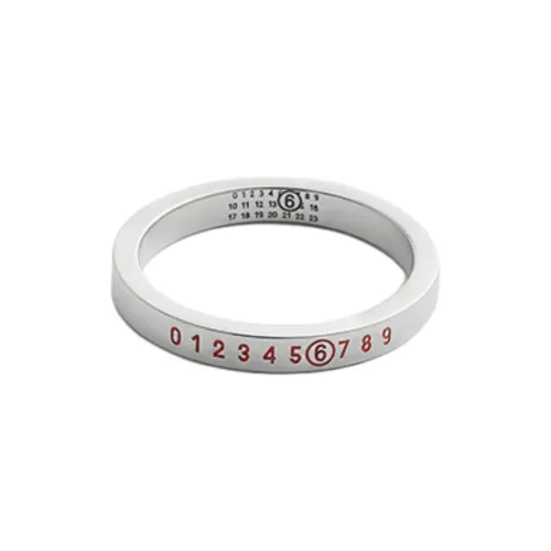 MM6 MAISON MARGIELA Латунь Кольца Унисекс Серебряный