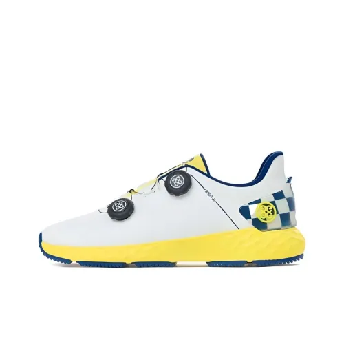 GFORE Golf Shoes Низкий Топ Белый/Желтый Мужской
