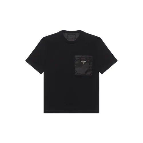 PRADA Мужские черные T-рубашки