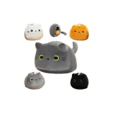 Серый кот + 4 котенка