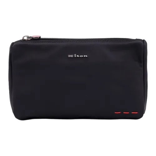 KITON Nylon Туалетная сумка Мужская Черная