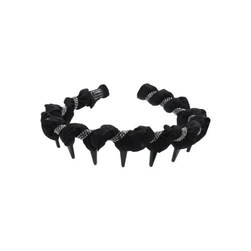 ROYALSASA Полиэстер Искусственный кристалл Акрил Ободок Ободки Женские