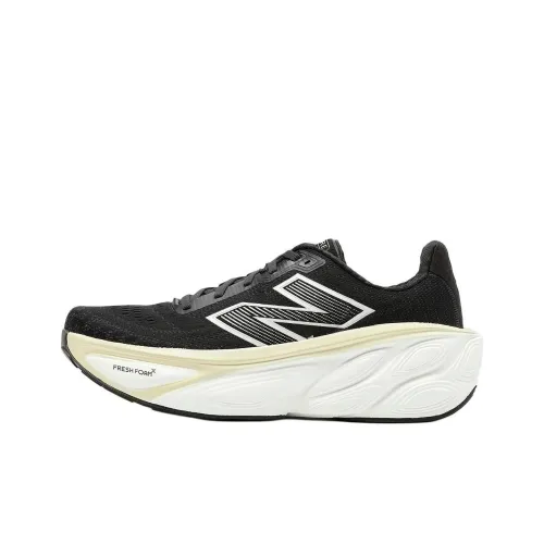Fresh Foam x New Balance Низкий Топ Беговые кроссовки Мужские Черный Белый Ширина D