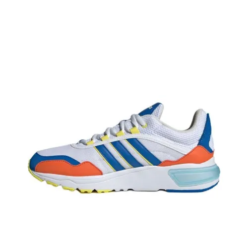 ADIDAS NEO Run 90S Амортизация Износостойкий Низкий Топ Беговые кроссовки Унисекс Синий Белый Оранжевый