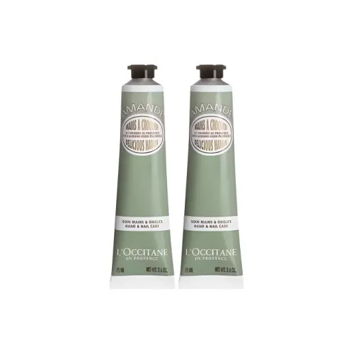 LOCCITANE Сладкий Абрикос Миндаль Крем для рук 150 мл*2 аромат с орехом ши увлажняющий