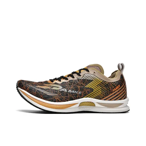 PANKE Беговые кроссовки Низкий верх Коричневый Черный Оранжевый Унисекс