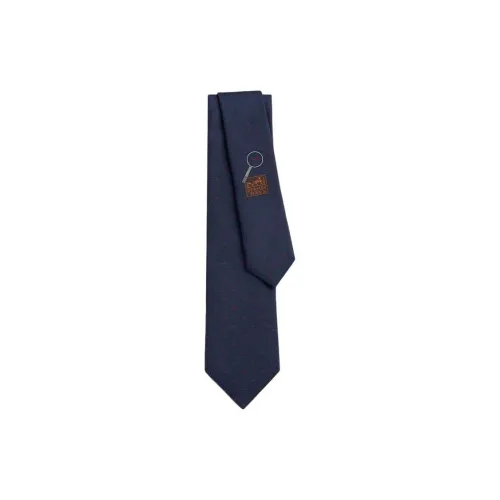 HERMES Magnifying H Мужские галстуки