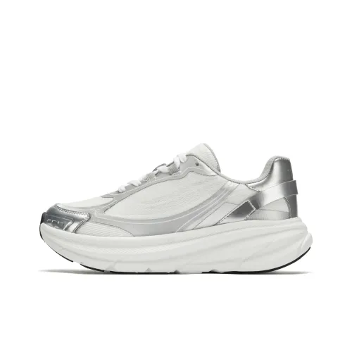 73Hours Лайм Пузырьки Противоскользящие и Износостойкие Увеличивающие Высоту Низкие Топы Повседневные Женские Серебряные Белые