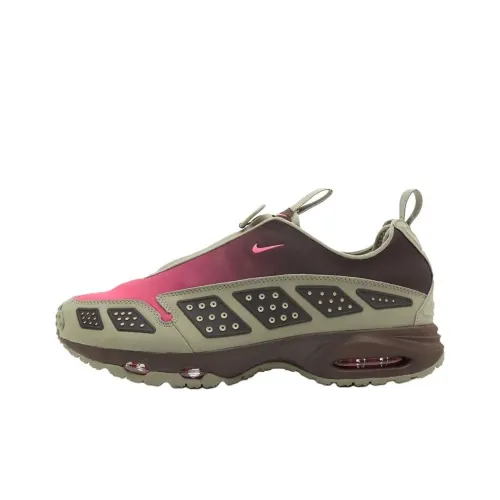 Nike Air Max SNDR Low Топ Повседневные Беговые Кроссовки Женские Зеленый Розовый