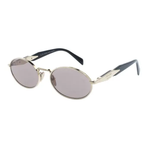 PRADA Металл Квадратные Солнцезащитные очки Женские Золотые