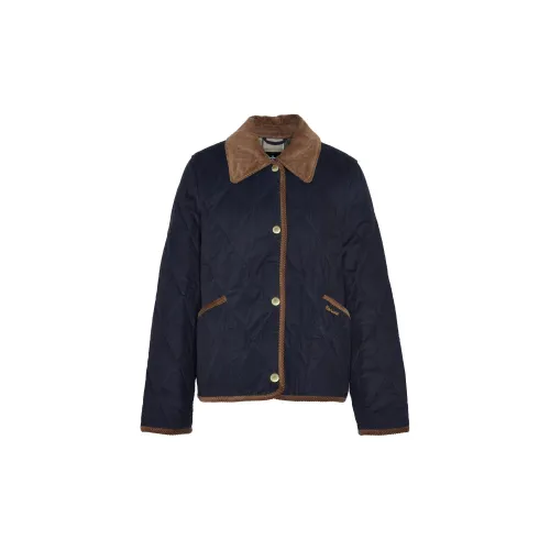 BARBOUR Хлопковый пуховик Мужской Navy Blue