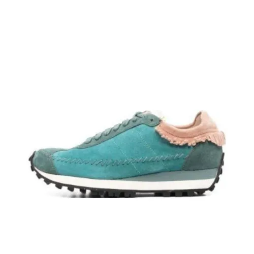 Visvim Casual Низкий Топ Зеленый Мужской