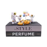 Модель автомобиля + Космонавт 3 шт + Нескользящая подставка + Воздушный шар + Две хобби модели книги