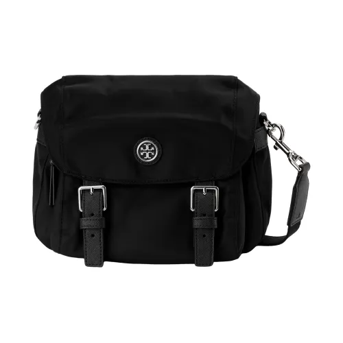 Tory Burch Кожа Нейлоновая Сумка через плечо Маленькая Женская Черная