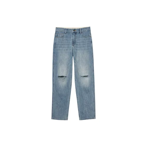 JACK JONES E39 Medium Blue Denim Men's Jeans JACK JONES E39 Средний Синий Деним Мужские Джинсы