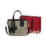 Бежевый и черный принтер, ленты, подвеска + элегантная сумка для покупок ZB5629