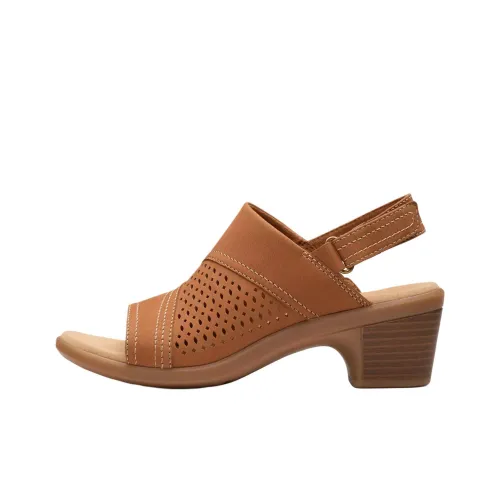 Clarks Emily 2 Mist One Ремешок Сандалии 5,5 см Женские Коричневый