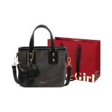 Black with a Charm + Elegant Shopping Bag ZB5629  
Черный с брелоком + элегантная сумка для покупок ZB5629
