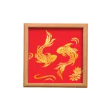 Карп кои - Позолоченный Набор для рисования DIY