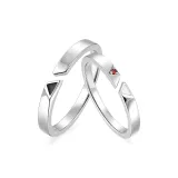 Кольца для пары из серебра 925 пробы - Вечная любовь