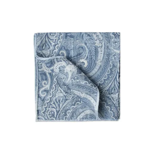 BRUNELLO CUCINELLI Шелковые шарфы Мужской Синий