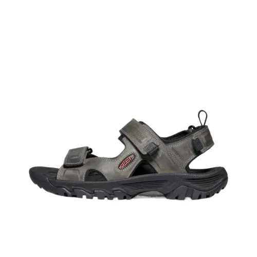 KEEN Targhee 3 Пляжные сандалии Мужские Серый Черный