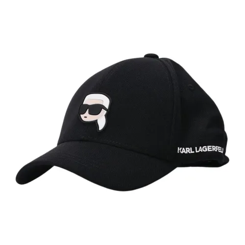Karl Lagerfeld Переработанный хлопок Кепки Мужской Черный
