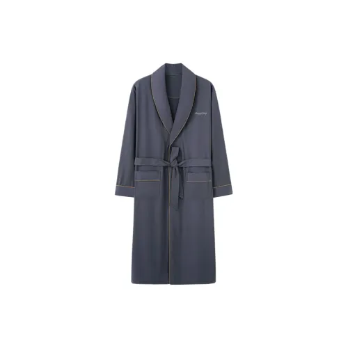 Huggy Kissy Sleep Халат Мужской Темно-Серый