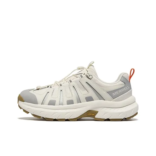 MERRELL Амортизаторы Slip-Resistant Низкий Топ Походная обувь Мужская Кремово-Серый