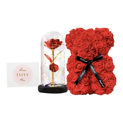 Janepson Preserved Flower Розовый Медвежонок Игрушки