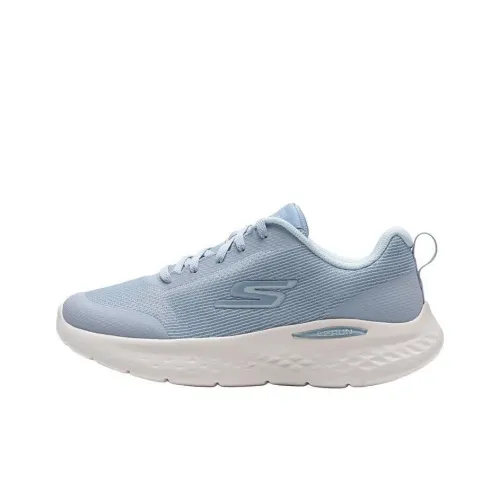 Skechers Go Run Lite Low Топ Повседневные Беговые Кроссовки Женские Светло-Синий