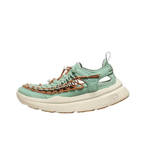 KEEN UNEEK WK Хлопкая Обувь для Горных Походов Женская Зеленая