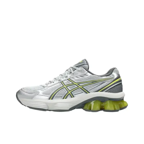 ASICS Гель Quantum KINETIC Устойчивый к истиранию Низкий Топ Повседневные Беговые кроссовки Унисекс Серый