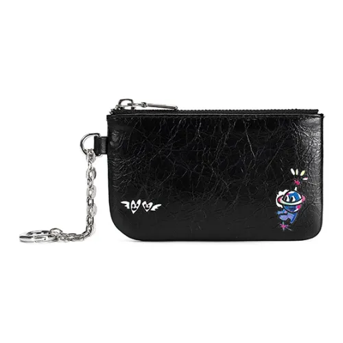 JELLYTOYBOY Коровья кожа Сумка для документов держатель для карт Унисекс Черный