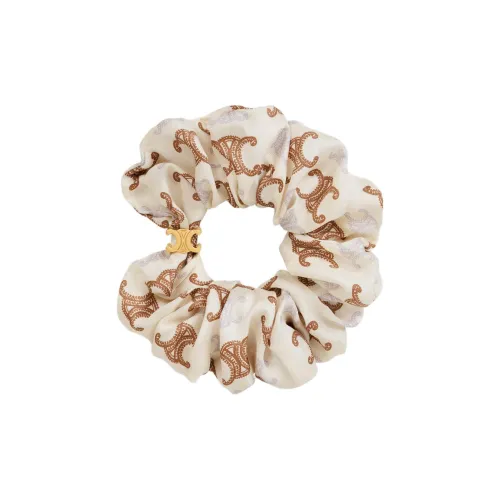 CELINE Шелк Латунь Резинка для волос Женская Золото