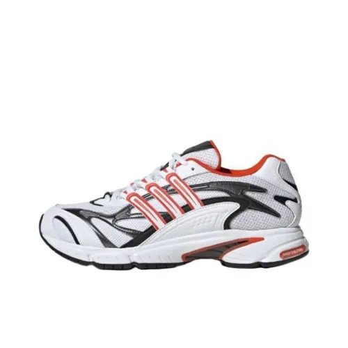 Adidas Temper Run 2,0 Slip-resistant Abrasion-resistant Low Top Casual Men's White Adidas Temper Run 2,0 Противоскользящий Устойчивый к истиранию Низкий Топ Повседневный Мужской Белый