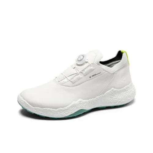 Ecco Golf Biom H5 Slip Resistant Abrasion Resistant Низкий Топ Мужская Белая Обувь для гольфа