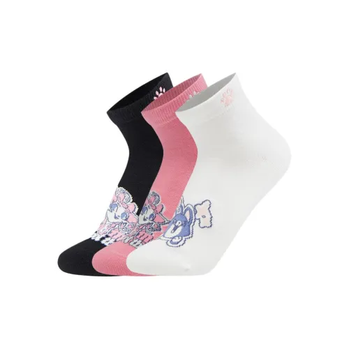 LINING Sports Life Collection 3 шт Черный/розовый/Белый Унисекс Носки