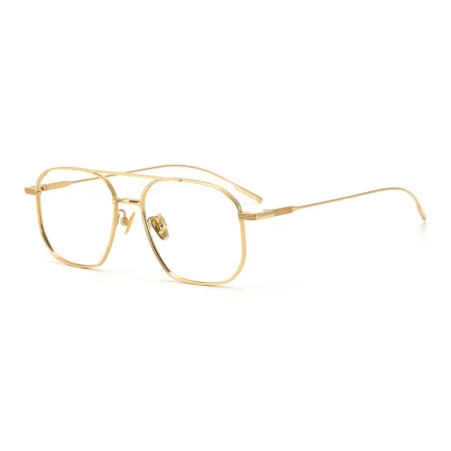 Vitigmu Чистый титан Aviator Оправы для очков Унисекс Золото Серебро