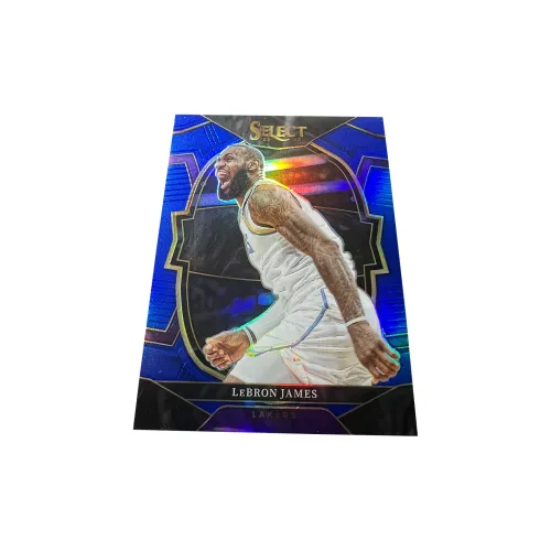 PANINI Лейкерс LeBron James Little EMPEROR Blue Fold Holographic Card Fury Moment Player Card Rare Card