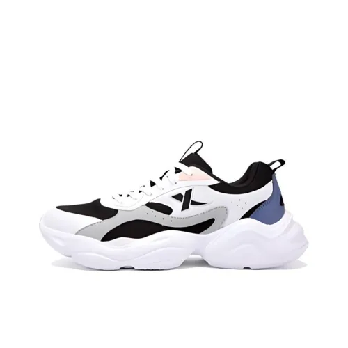 XTEP Амортизация Износостойкий Низкий Топ Повседневная Обувь Женская Белая Черная Фиолетовая