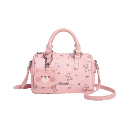 AILUXI Искусственная кожа Бостон Сумка Сумка через плечо Сумка для женщин Милый розовый