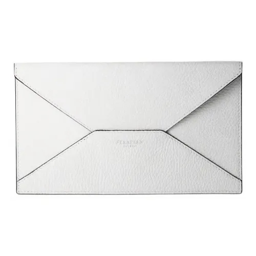 Serapian Итальянская версия Цветочный дизайн Телячья кожа Клатч Женская Белая