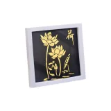 Лотос Лист - Набор материалов для DIY-искусства с гальваническим покрытием