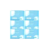 Бытовые повседневные хлопковые полотенца 100 шт * 6