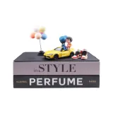 Модель автомобиля + Мини-фигурка 1 пара + Модель обуви 1 шт + Противоскользящее коврико + Воздушный шар + Две модели хобби + Книги